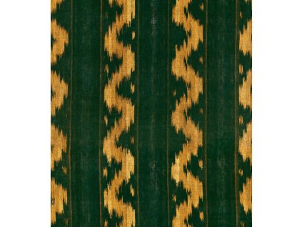 MINDTHEGAP Vintage Ikat topiary green - tapeta