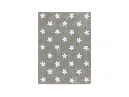 LORENA CANALS Stars Grey-White - koberec