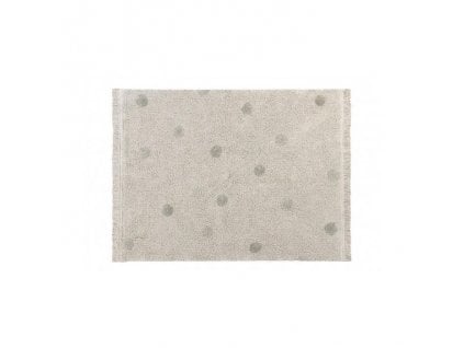 LORENA CANALS Hippy Dots Natural - Olive - koberec