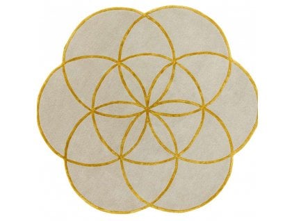 ASIATIC LONDON Lotus Gold - koberec
