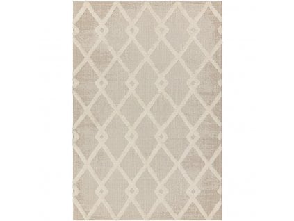 ASIATIC LONDON Alfresco Monty Beige Cream Diamond - koberec