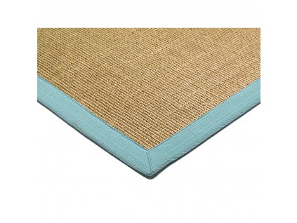 ASIATIC LONDON Sisal Linen/Aqua - koberec