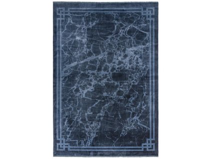 ASIATIC LONDON Zehraya ZE02 Ink Blue Border - koberec (ROZMER CM 200 x 290)