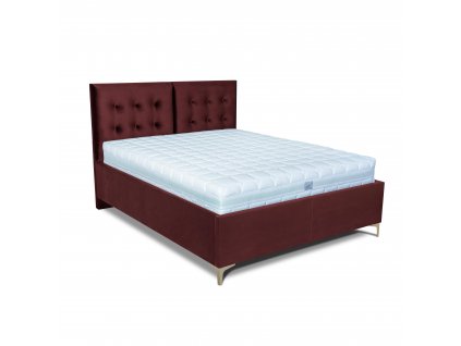 MOOD posteľ Riviera s nožným výklopom 2231/zlatá
