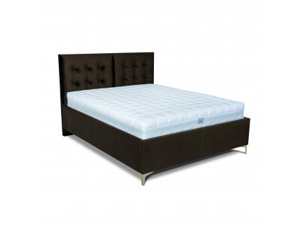 MOOD posteľ Riviera s bočným výklopom 2205/zlatá