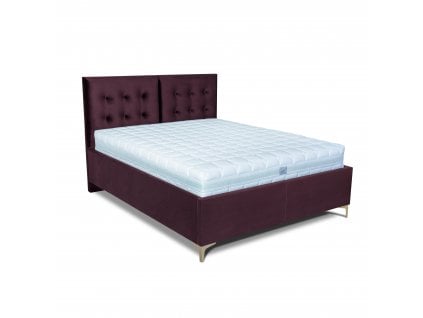 MOOD posteľ Riviera s nožným výklopom 2229/zlatá