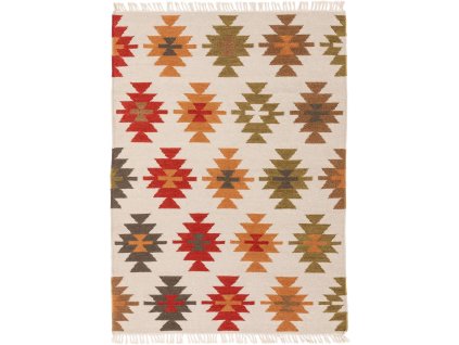 MOOD SELECTION Kelim Zohra Multicolour/Beige - koberec