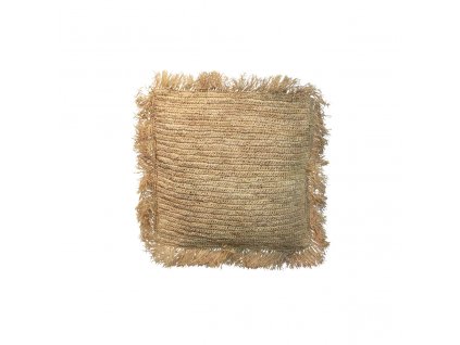 BAZAR BIZAR The Raffia Cushion Cover Square - Natural - 40x40 obliečka