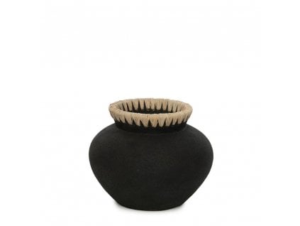 BAZAR BIZAR The Styly Vase - Black Natural - S váza