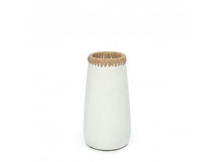 BAZAR BIZAR The Sneaky Vase - White Natural - M váza