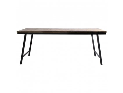 BAZAR BIZAR The Herringbone Market Table - Natural - 200 cm