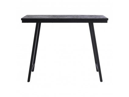 BAZAR BIZAR The Herringbone High Table - Black - 140cm vysoký stôl
