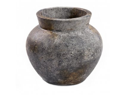 BAZAR BIZAR The Funky Vase - Antique Grey - M váza