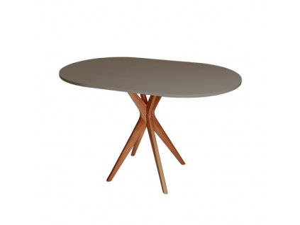 eng pm JUBI Racetrack Oval Table 75x100cm Oak Beaver Brown 6370 1