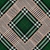 MINDTHEGAP Checkered Patchwork British Green - tapeta