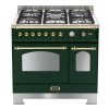 RVD96MFTE Ci Dolcevita 90 Green Dopppio Forno MF Piano Gas Brass